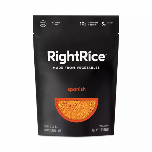 RightRice Spanish Vegetable Based Rice Perspective: front