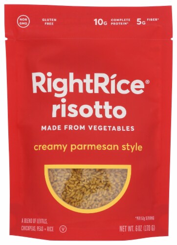 RightRice® Risotto Vegetable Creamy Parmesan Grain Mix Perspective: front