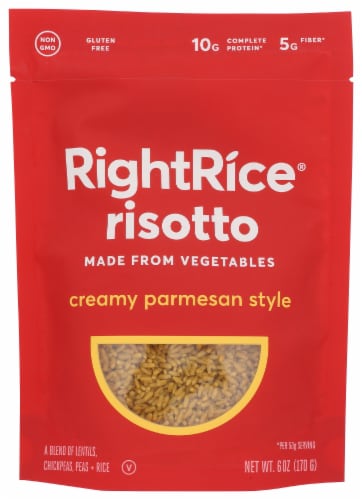 RightRice® Risotto Vegetable Creamy Parmesan Grain Mix Perspective: front