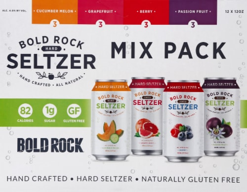 Bold Rock Hard Seltzer Variety Pack Perspective: front