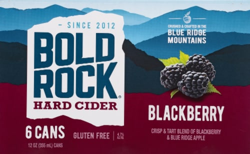 Bold Rock Blackberry Hard Cider Perspective: front
