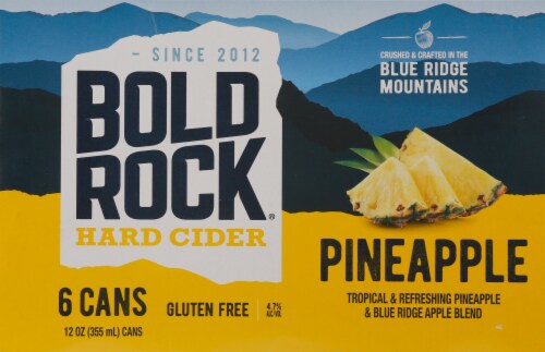 Bold Rock Pineapple Hard Cider Perspective: front