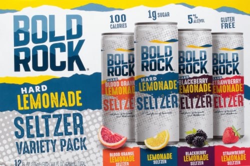 Bold Rock Lemonade Hard Seltzer Variety Pack Perspective: front