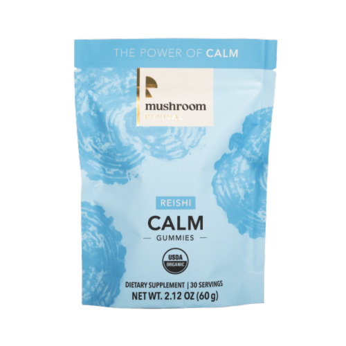 Mushroom Revival Reishi Calm Gummies Perspective: front