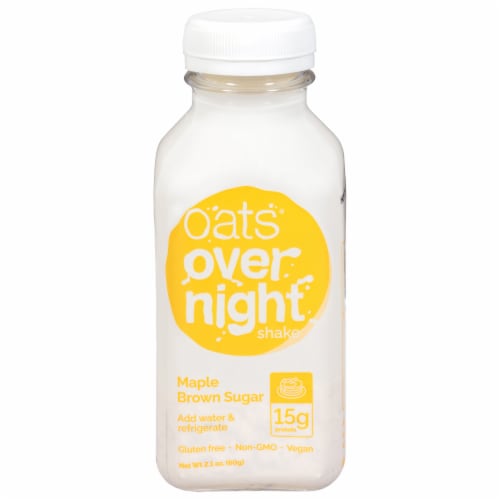 Overnight Oats Maple Brown Sugar Overnight Oats Shake Perspective: front