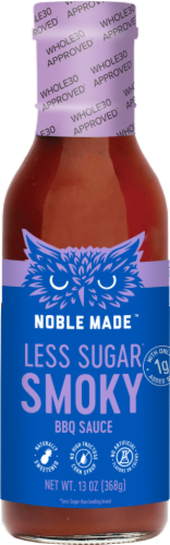 Noble Made™ Less Sugar Smoky BBQ Sauce Perspective: front