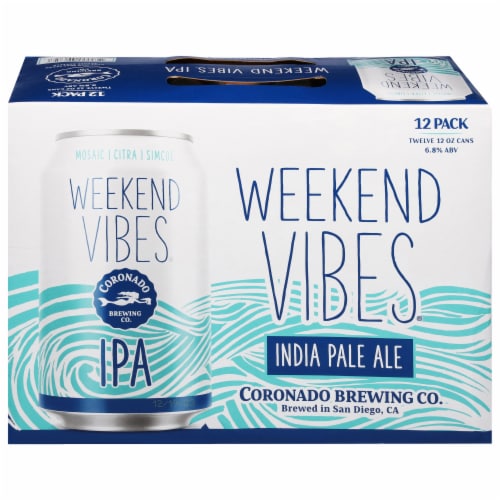 Coronado Weekend Vibes® IPA Craft Beer Perspective: front