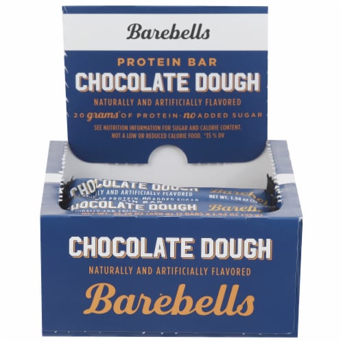 Barebells Chocolate Dough Protein Bar Perspective: front