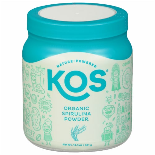 KOS® Organic Spirulina Powder Perspective: front