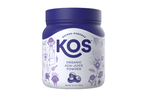 KOS Organic Acai Juice Powder Perspective: front