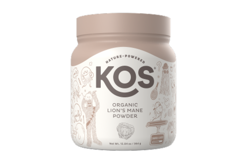 KOS Organic Lion's Mane Powder Perspective: front