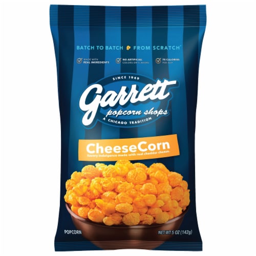 Garrett Popcorn CheeseCorn Popcorn Perspective: front