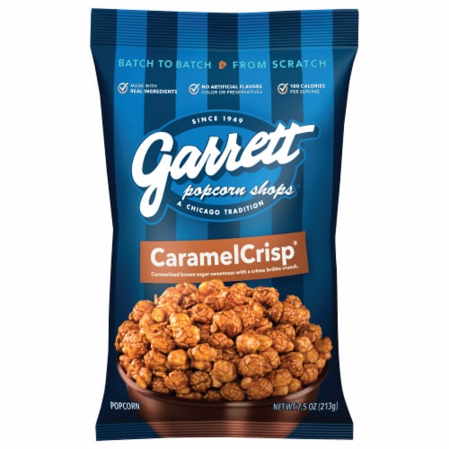 Garrett Popcorn CaramelCrisp® Popcorn Perspective: front