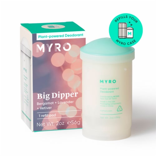 Myro Big Dipper Deodorant Refill Pod Perspective: front