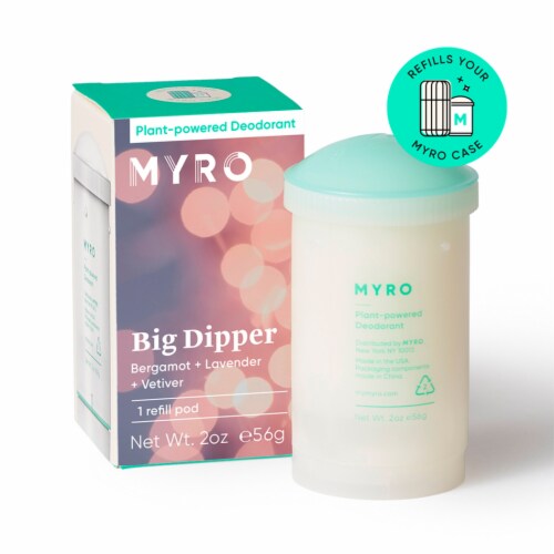 Myro Big Dipper Deodorant Refill Pod Perspective: front