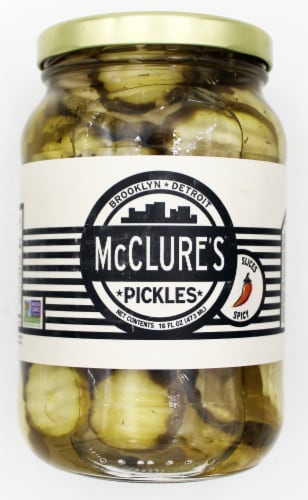 McClure's® Spicy Dill Slices Perspective: front