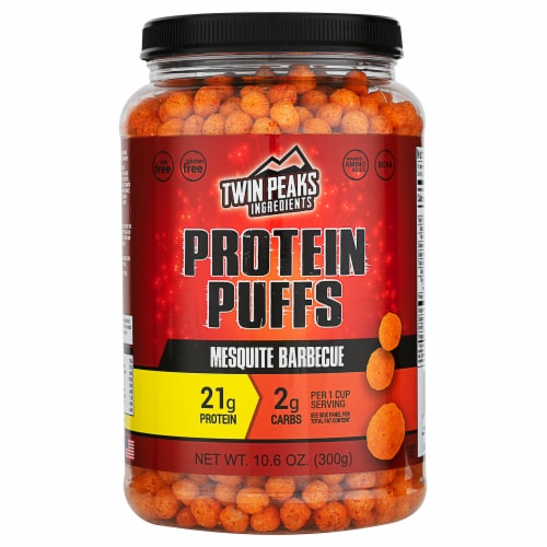 Twin Peaks Ingredients Mesquite Barbecue Protein Puffs Perspective: front