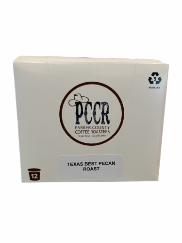 Parker County Coffee Roasters Texas Best Pecan Coffee Perspective: front