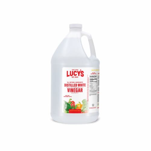 Lucy's All Natural Distilled White Vinegar Perspective: front