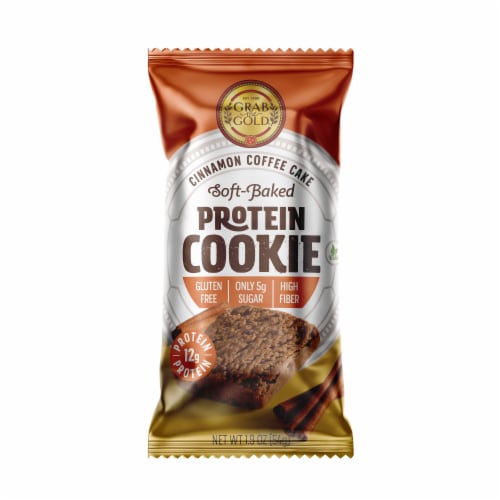Grab the Gold Cinnamon Coffee Cake Protein Cookie, 1.9 oz