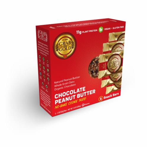 Grab the Gold Chocolate Peanut Butter Bars Perspective: front
