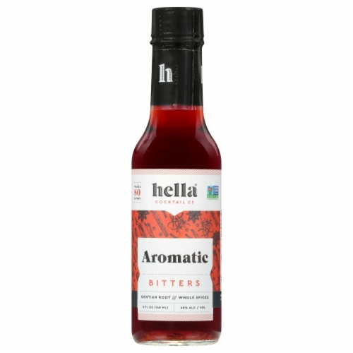 Hella® Cocktail Co. Aromatic Bitters Perspective: front