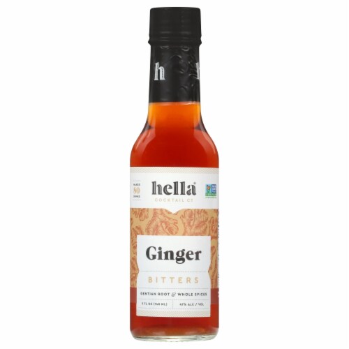 Hella Cocktail Co.® Ginger Bitters Perspective: front