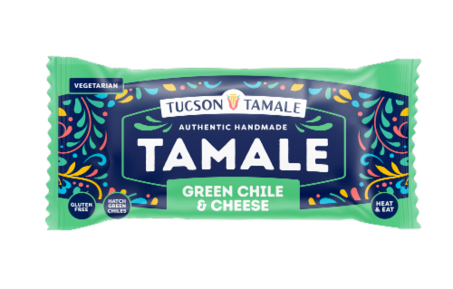 Tucson Tamale Green Chile & Cheese Tamale - 5 Ounces Perspective: front