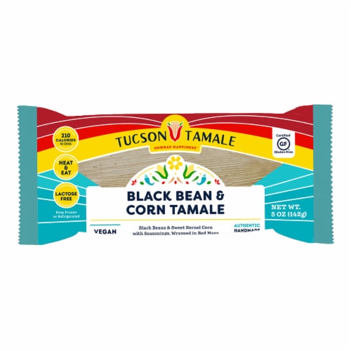 Tucson Tamale Black Bean & Corn Tamale Perspective: front