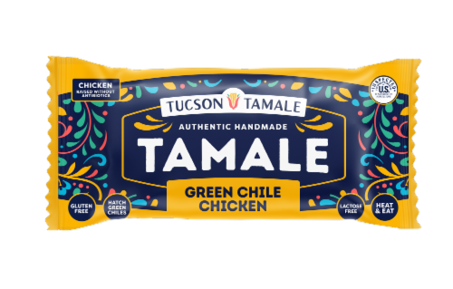 Tucson Tamale Green Chile Chicken Tamale