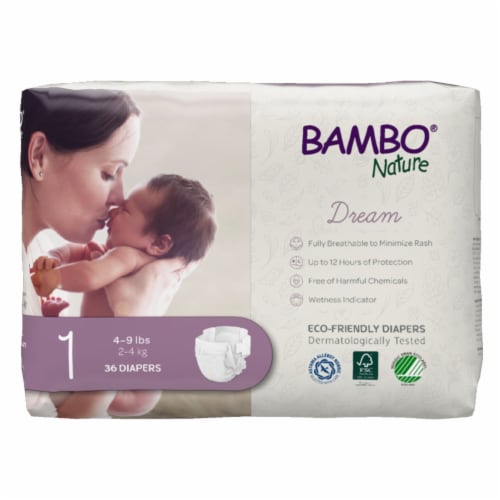 Bambo Nature Size Diapers, 36 ct QFC