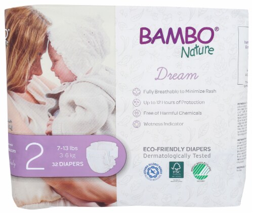 Bambo Nature Size 2 Diapers Perspective: front