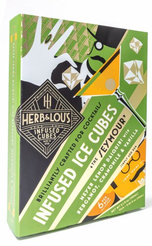 Herb & Lou's The Seymour Meyer Lemon Daiquiri with Bergamot Infused Ice Cubes Perspective: front