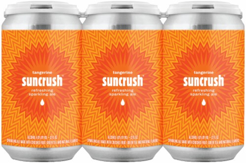 Hardywood suncrush Tangerine Refreshing Sparkling Ale Fruit Beer Perspective: front