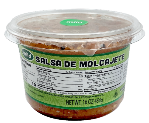 Roundy's® Mild Salsa de Molcajete Perspective: front