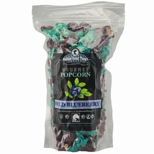 Arctic Circle Enterprises Alaskan Sweet Things Wild Blueberry Gourmet Popcorn Perspective: front