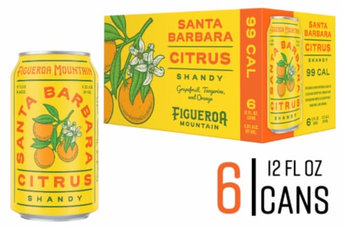 Figueroa Mountain Brewing Co. Santa Barbara Citrus Blonde Ale Beer Perspective: front