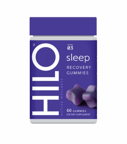 HiLo Sleep Recovery Gummies Perspective: front