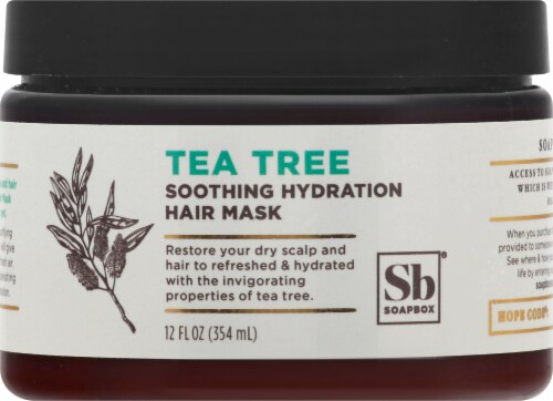 Soapbox Tea Trea Soothing Hydration Hair Mask Perspective: front