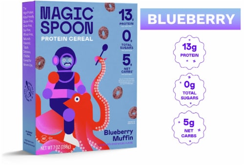 Magic Spoon® Blueberry Muffin Grain-Free Cereal Perspective: front