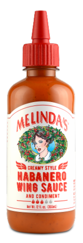 Melinda's® Creamy Style Habanero Wing Sauce Perspective: front