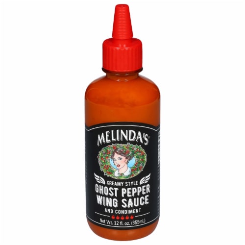 Melinda's® Creamy Style Ghost Pepper Wing Sauce Perspective: front