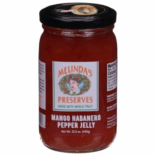 Melinda's® Mango Habanero Whole Fruit Preserve Perspective: front