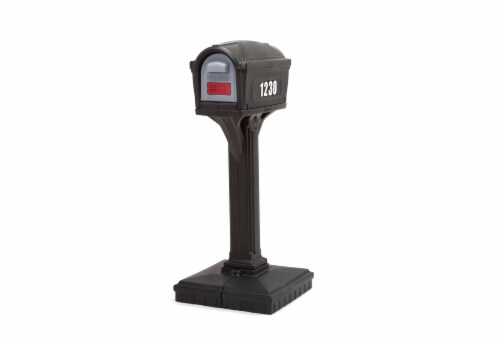 Simplay3 Dig-Free Easy Up Classic Mailbox - Black Perspective: front