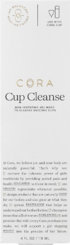 Cora PH Balanced Cup Cleanser Perspective: front