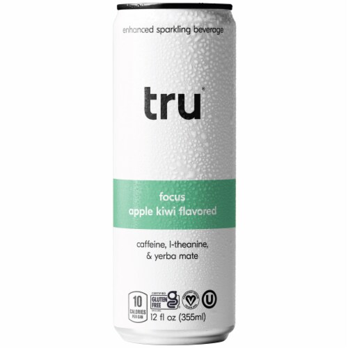 Tru® Focus® Brain Blend Apple Kiwi Energy Drink Perspective: front