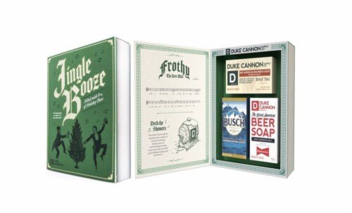 Duke Cannon® Jingle Booze Holiday Book Set Perspective: front