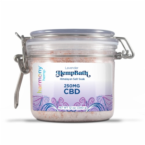 Harmony™ Hemp HempBath™ Himalayan Bath Salt 250 mg Perspective: front