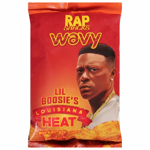 Rap Snacks® Louisiana Heat Potato Chips Perspective: front