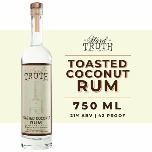 Hard Truth Toasted Coconut Rum Perspective: front